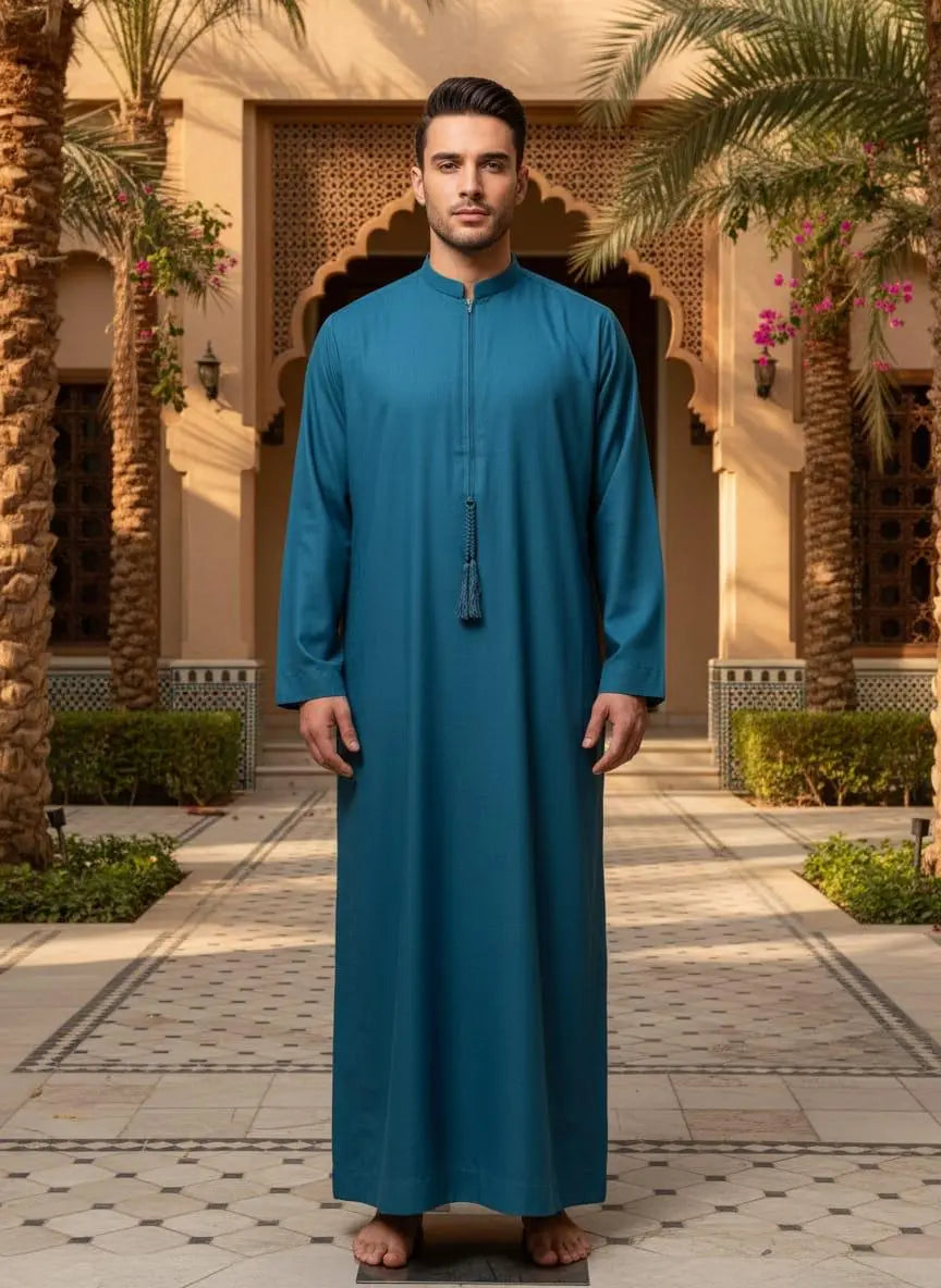 Azure Blue Horizon Jubba Naya Pakistani Bazar