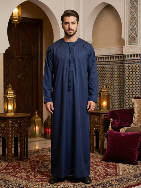 Midnight Executive Navy Blue Jubba Naya Pakistani Bazar